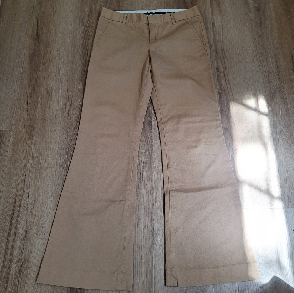 Marc Jacobs Tan Flare Khakis 4